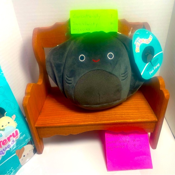 Brand New Mystery Squad Squishmallows Fen Fang Stingray approx 5” - Picture 1 of 4